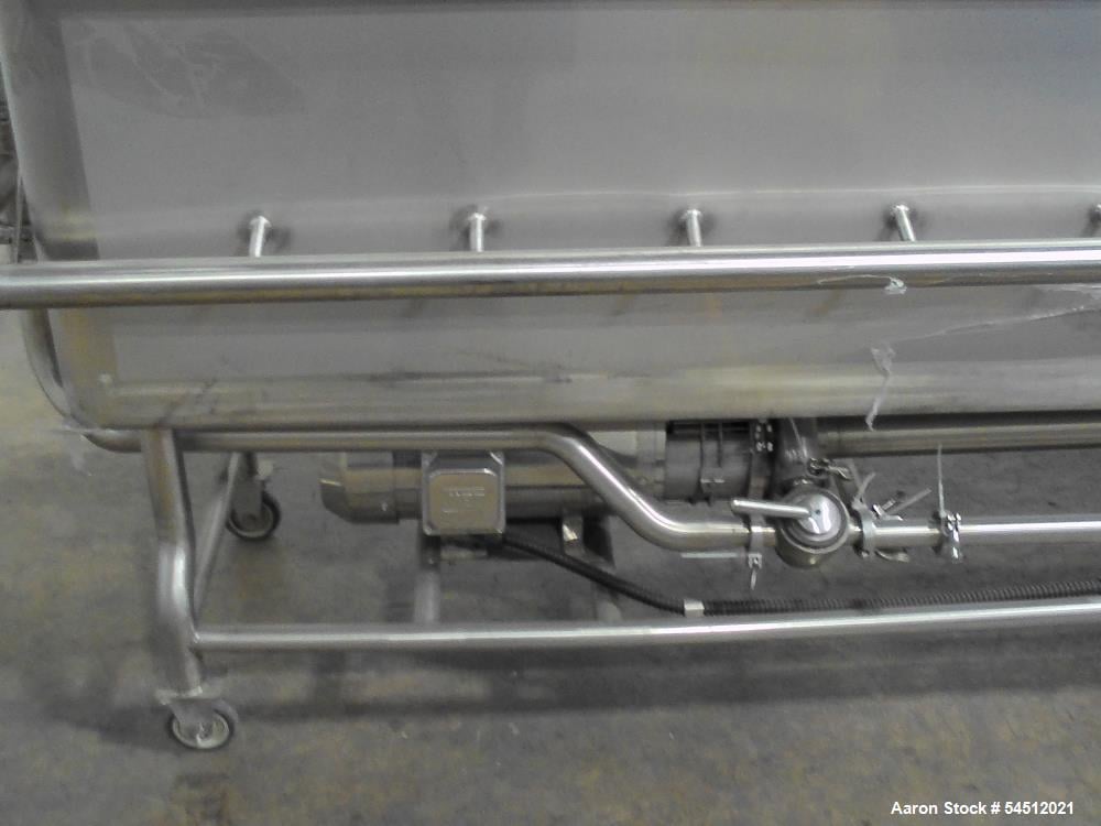 BCast #BC-COP-12, Stainless Steel COP Tank, clean-out-of-place jet wash tank, 144" L x 30" width, new - Image 9