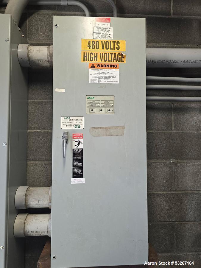 250 KW Caterpillar #3306DI, Diesel Generator, 480 Volts, 3-phase, 1800 RPM, 300 gallon base tank, transfer - Image 4