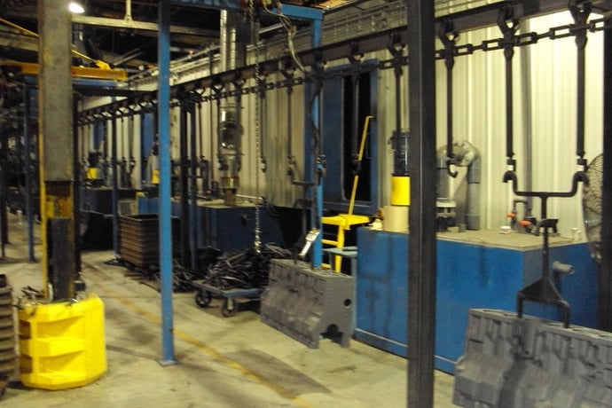 5-Stage Powder Coating System, Midwest / Nordson, 48" W x 60" H, 10 FPM - Image 1