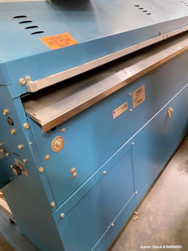 60" Rosenthal #SM-60-UBZ, Sheeter, powered feed rolls, adjustable roll gap, variable speed drive, scissor - Image 3