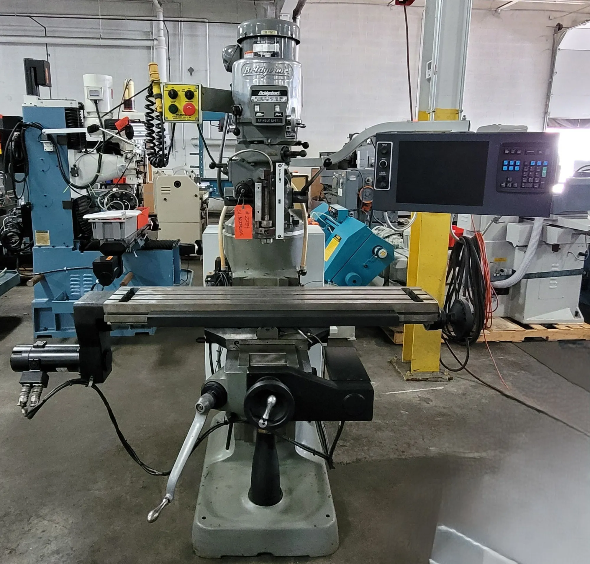 Bridgeport #EZ-Trak-DX, Series 1 CNC vertical mill, 9" x 48" table, 2 HP, 33-1/2" X, 12" Y, 14" Z, 60-4200 - Image 1