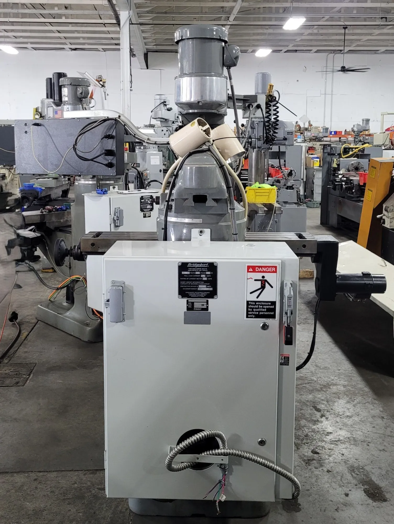 Bridgeport #EZ-Trak-DX, Series 1 CNC vertical mill, 9" x 48" table, 2 HP, 33-1/2" X, 12" Y, 14" Z, 60-4200 - Image 3