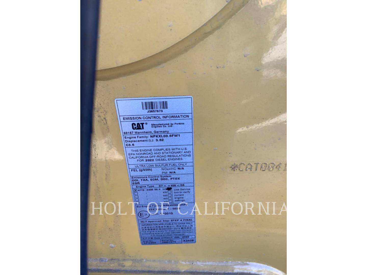 Caterpillar 415-07IL, 875 hours, S/N: H6L00531, 2023 - Image 8