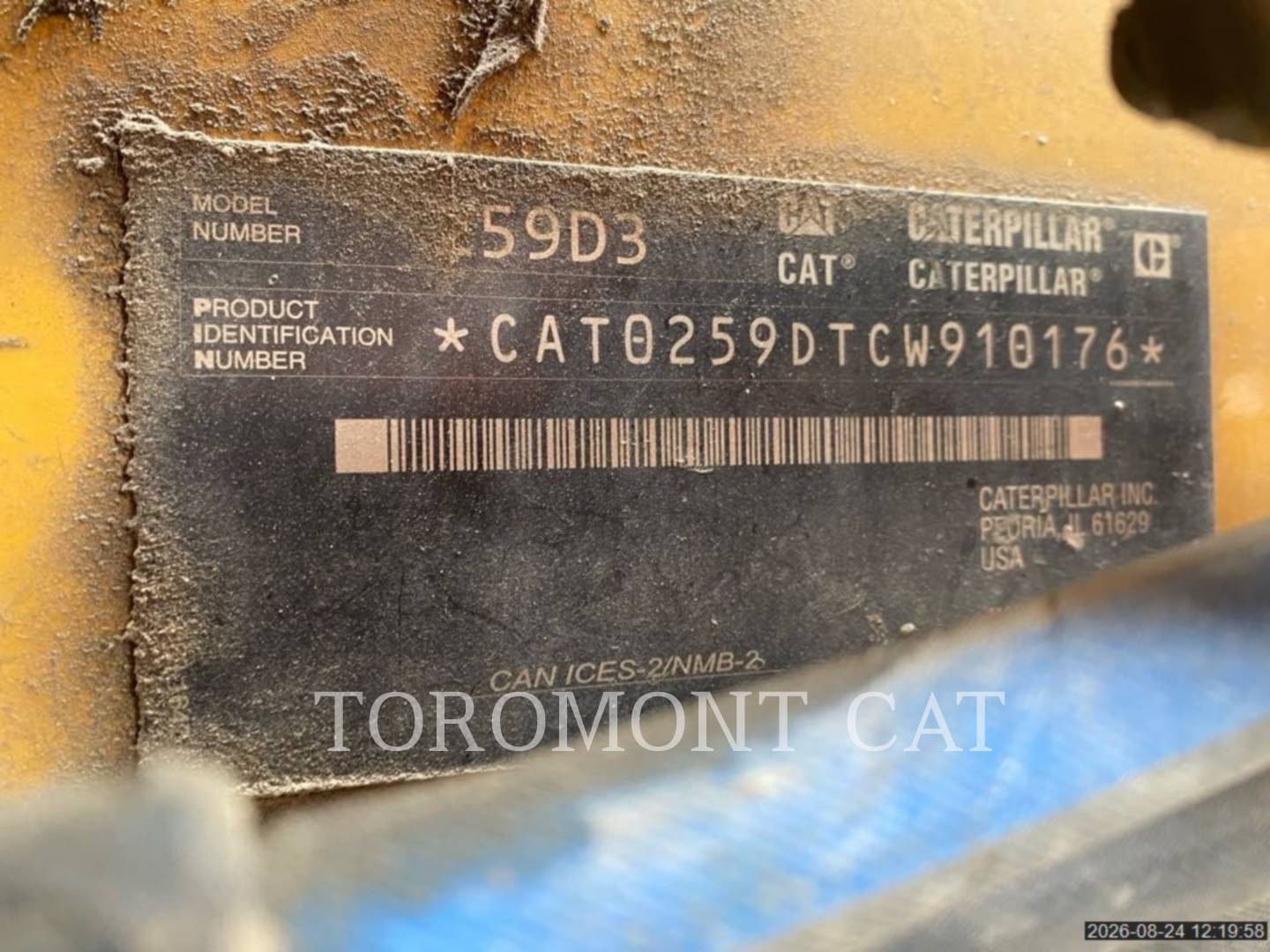 Caterpillar 259D3, 1397 hours, S/N: CW910176, 2021 - Image 6