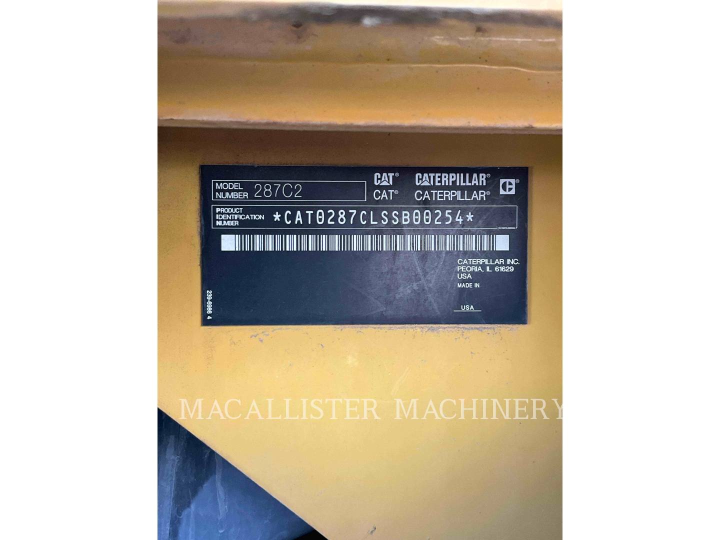Caterpillar 287C2, 2572 hours, S/N: SSB00254, 2012 - Image 6