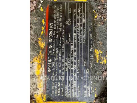 Komatsu Ltd. PC750, Excavator, 15123 hours, S/N: K32032, 2003 - Image 8