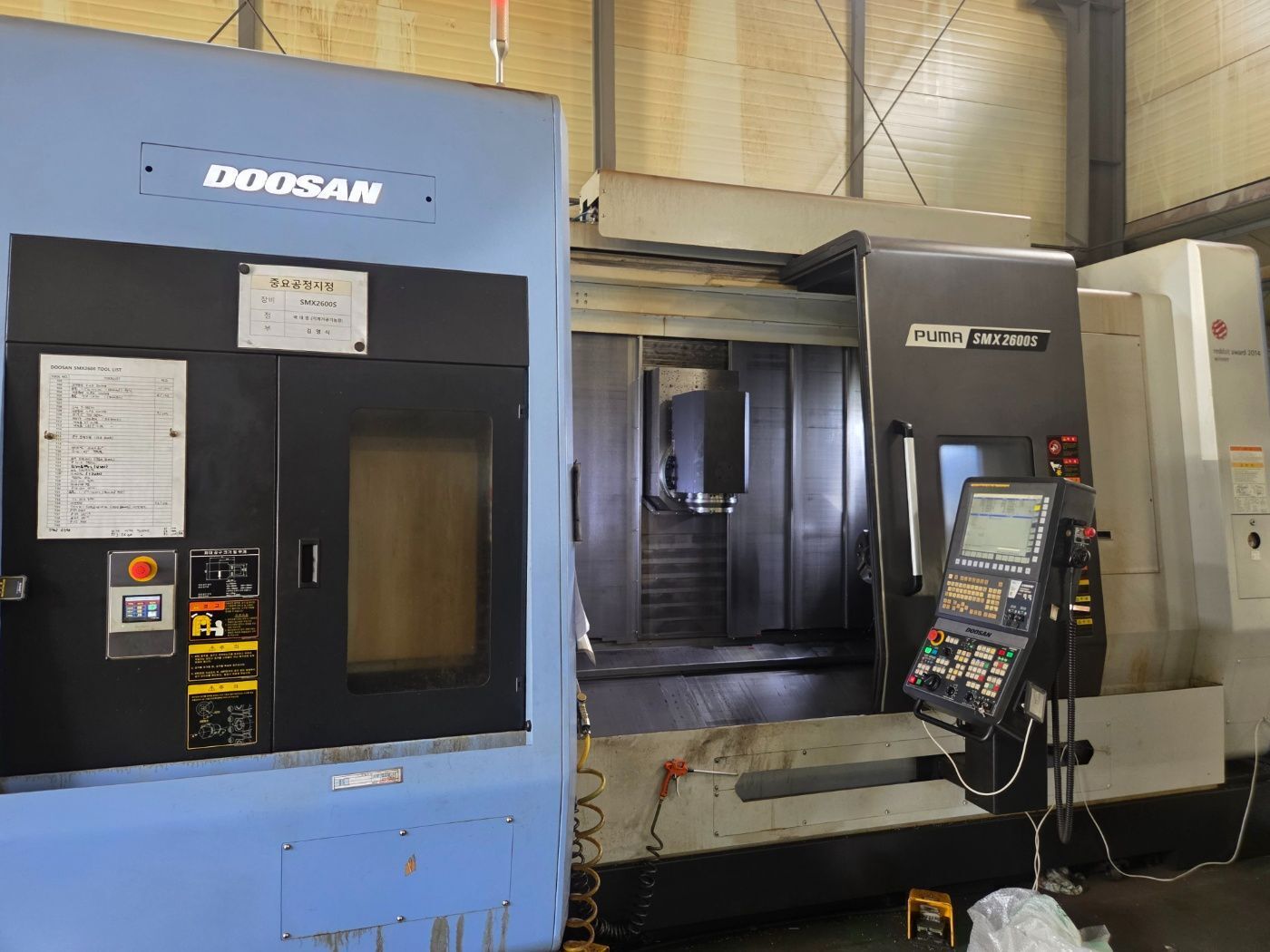 Daewoo Doosan #Puma-MX2600S, multi-tasking CNC lathe, Fanuc 31-B5 Control, 10" chuck, 3.1" bar, 2019 - Image 1