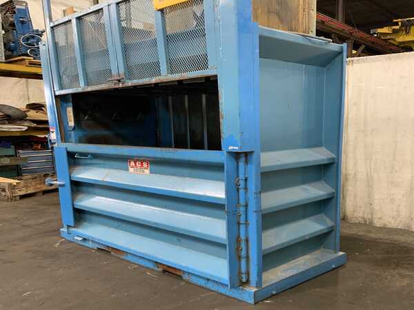 60" x 30" x 45" TL Industries #TVB60SO, vertical cardboard baler, 10 HP, bale ejector, 1998 - Image 3
