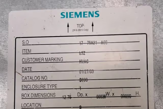 800 Amp. Siemens, S5E90LM800ARS, Panelboard 480Y/277 Volts 46 Cir NEMA 1 - Image 8