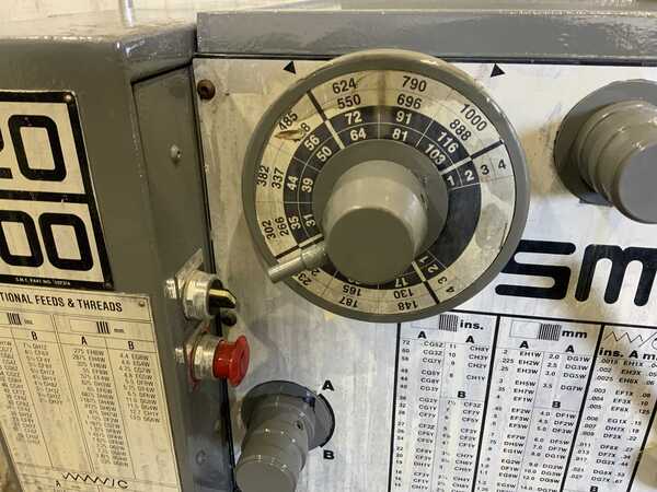 20" x 100" Standard, Modern #20/100, engine lathe, 13" swing over cross slide, 4-jaw 16" chuck, 15 HP, 1982 - Image 4