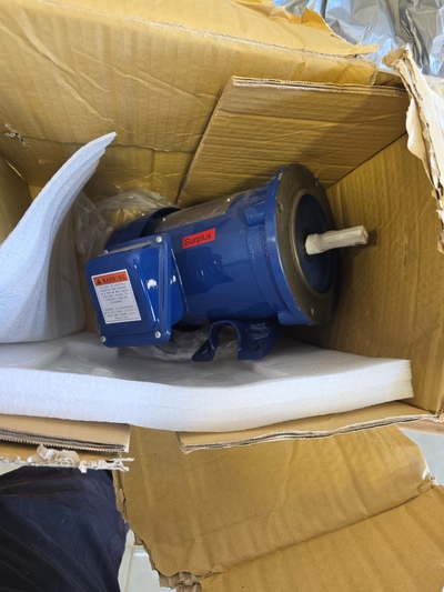 0.5 HP 1725 RPM Teco Westinghouse #AEGHPE, squirrel cage motor, 230/460-600 Volts, new - Image 1