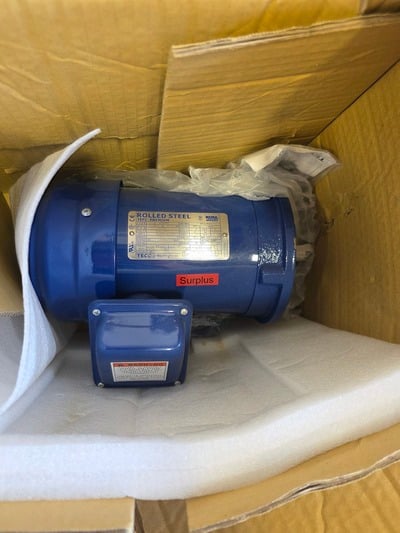 0.5 HP 1725 RPM Teco Westinghouse #AEGHPE, squirrel cage motor, 230/460-600 Volts, new - Image 4