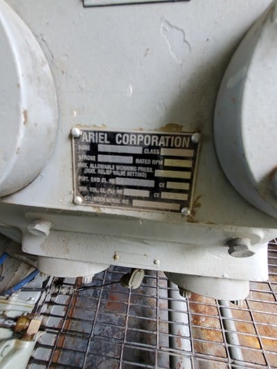 400 HP Ariel #JGJ/2, reciprocating compressor, 2-stages, Waukesha F18GL NG engine, Air-X-Changers 84VI - Image 5