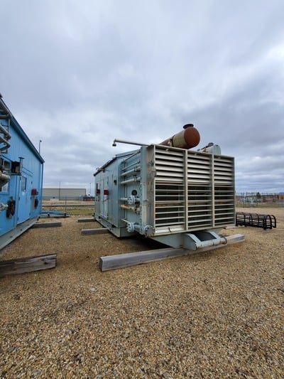 530 HP Ariel #JGJ/2, reciprocating compressor, 2-stages, Waukesha H24GL NG engine, Air-X-Changers 93-VI - Image 2