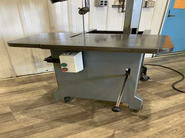8-1/2" x 14" Roll-In #EF1459, vertical band saw, 120" x 3/4" blade, 30" x 18-1/2" table, 1 HP - Image 3