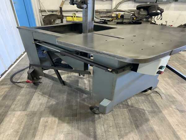 8-1/2" x 14" Roll-In #EF1459, vertical band saw, 120" x 3/4" blade, 30" x 18-1/2" table, 1 HP - Image 4