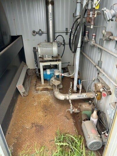 72" x 8' R. Pollitt Flare Knockout, 40 bbl, 15 psi, sour, 2003 - Image 3