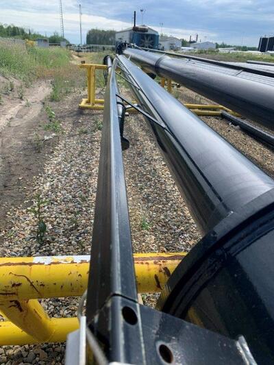 4" x 40' Tornado Self Supported Flare Stack, dual 4" - Image 7