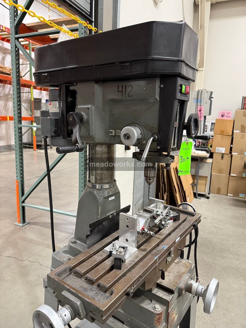 Dayton #6K828S, Floor Drill Presses, cross-slide tables, 1.5 HP, 1725 RPM, 115 V. - Image 3