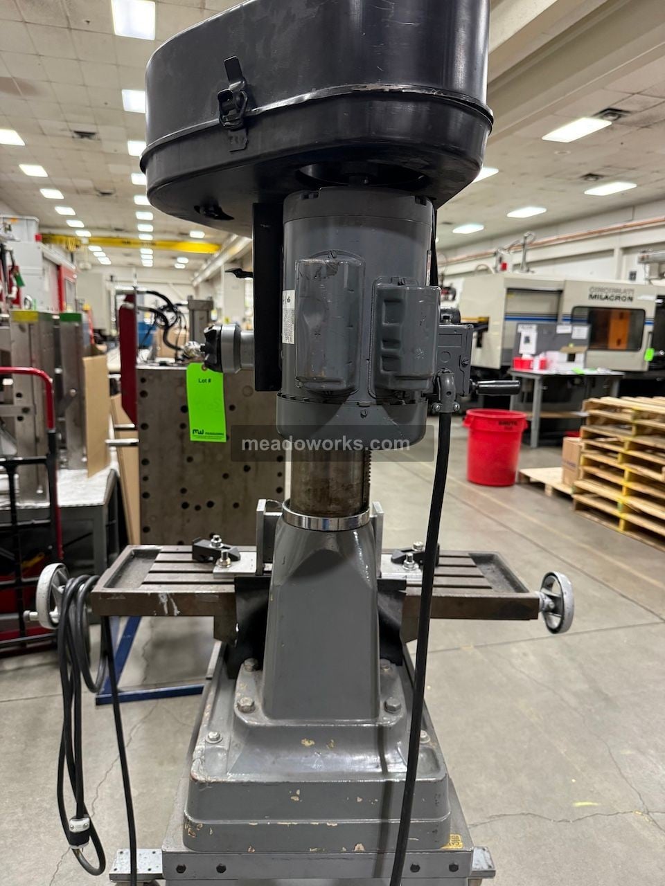 Dayton #6K828S, Floor Drill Presses, cross-slide tables, 1.5 HP, 1725 RPM, 115 V. - Image 6