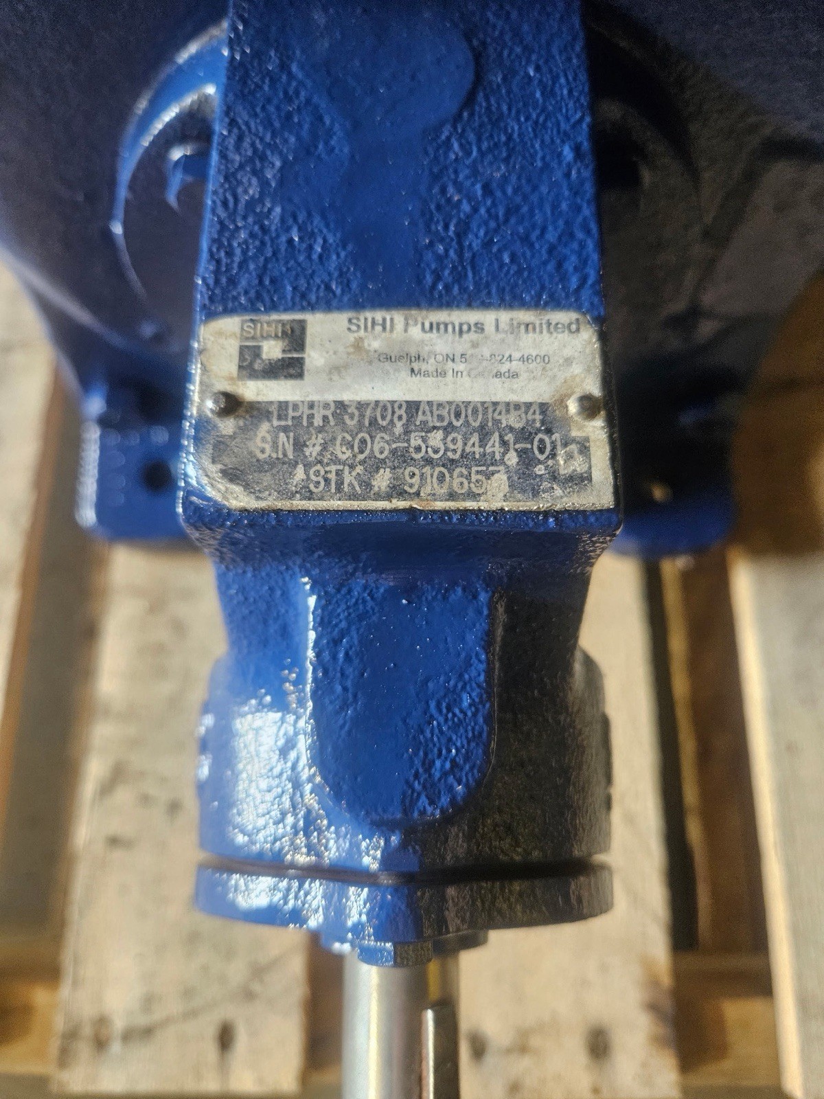 Sihi #LPHR-3708, Liquid Ring Vacuum Pump, Stainless Steel - Image 4