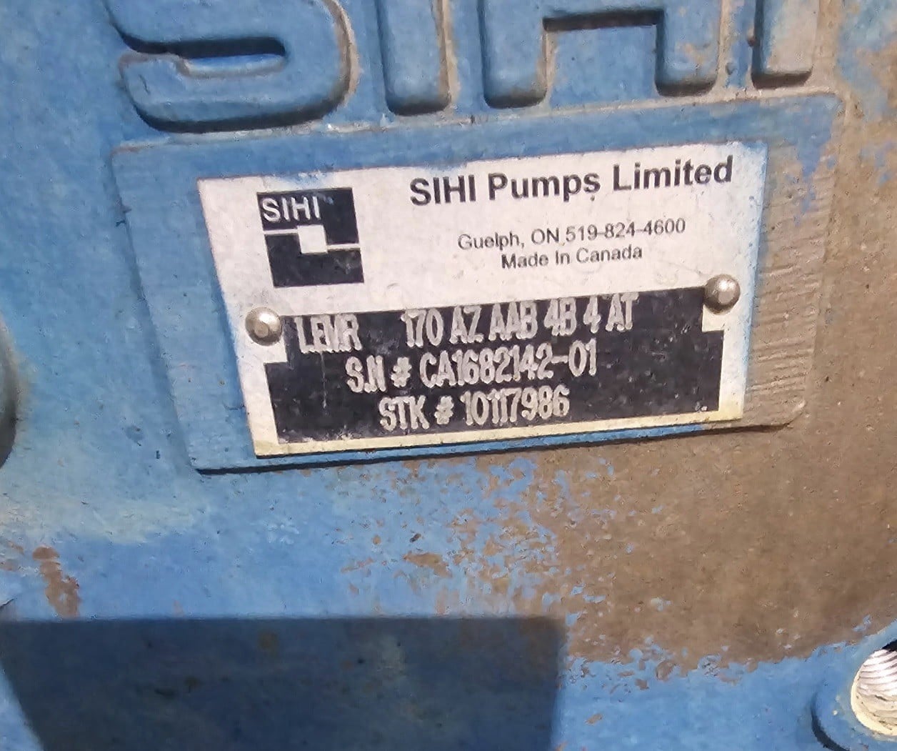 Sihi #LEMR-170, Liquid Ring Vacuum Pump, Stainless Steel - Image 3