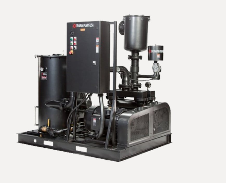Travaini #TRO-1000H-1A, Liquid Ring Vacuum Pump, 75 HP, 27" HgV - Image 1