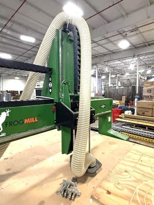 Streamline Automation #FrogMill-3D, 4-Axis CNC Router, 124" x 64" vacuum table, 26" Z stroke, 16" under - Image 3