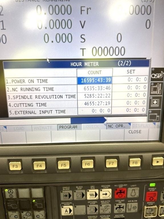 Okuma #Genos-L200E-MY, CNC lathe, 7.87" diameter x 14.96" L max, 1.7" bar, 2.6" bore, 15 HP, 4500 RPM, 12 - Image 3