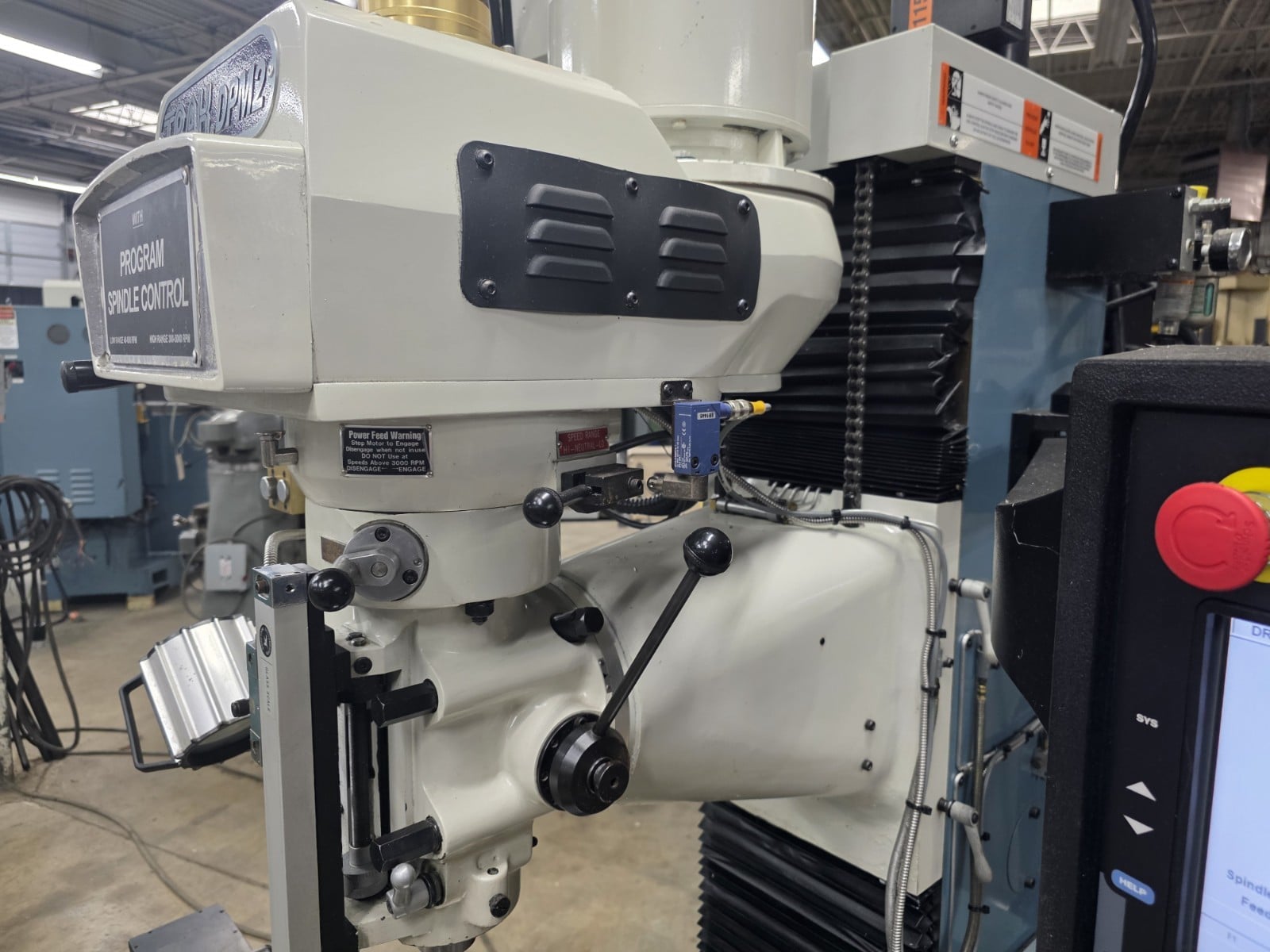 Southwestern Industries #Trak-DPM2, CNC vertical bed mill, 9" x49" table, 32" x16" x27" travel, 70-4200 RPM - Image 8