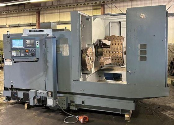 Warner & Swasey #3SC/24, CNC Lathe, 24" chuck, 4" bore, 12 turret, 15" x12-3/4" travel, 19-838 RPM, 80 HP - Image 5