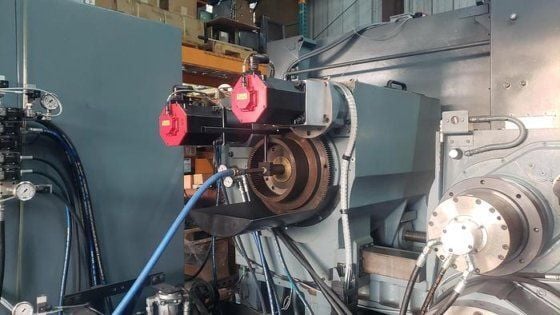 Warner & Swasey #3SC/24, CNC Lathe, 24" chuck, 4" bore, 12 turret, 15" x12-3/4" travel, 19-838 RPM, 80 HP - Image 6