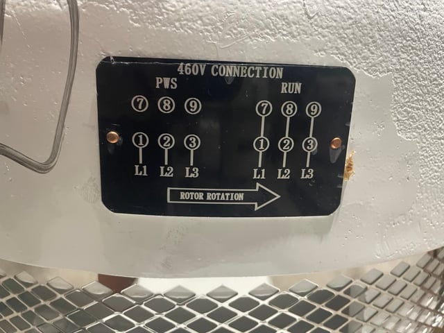 75 HP 1800 RPM Bmr, Frame 365TP, WPIBB, 460 Volts, New Surplus - Image 6