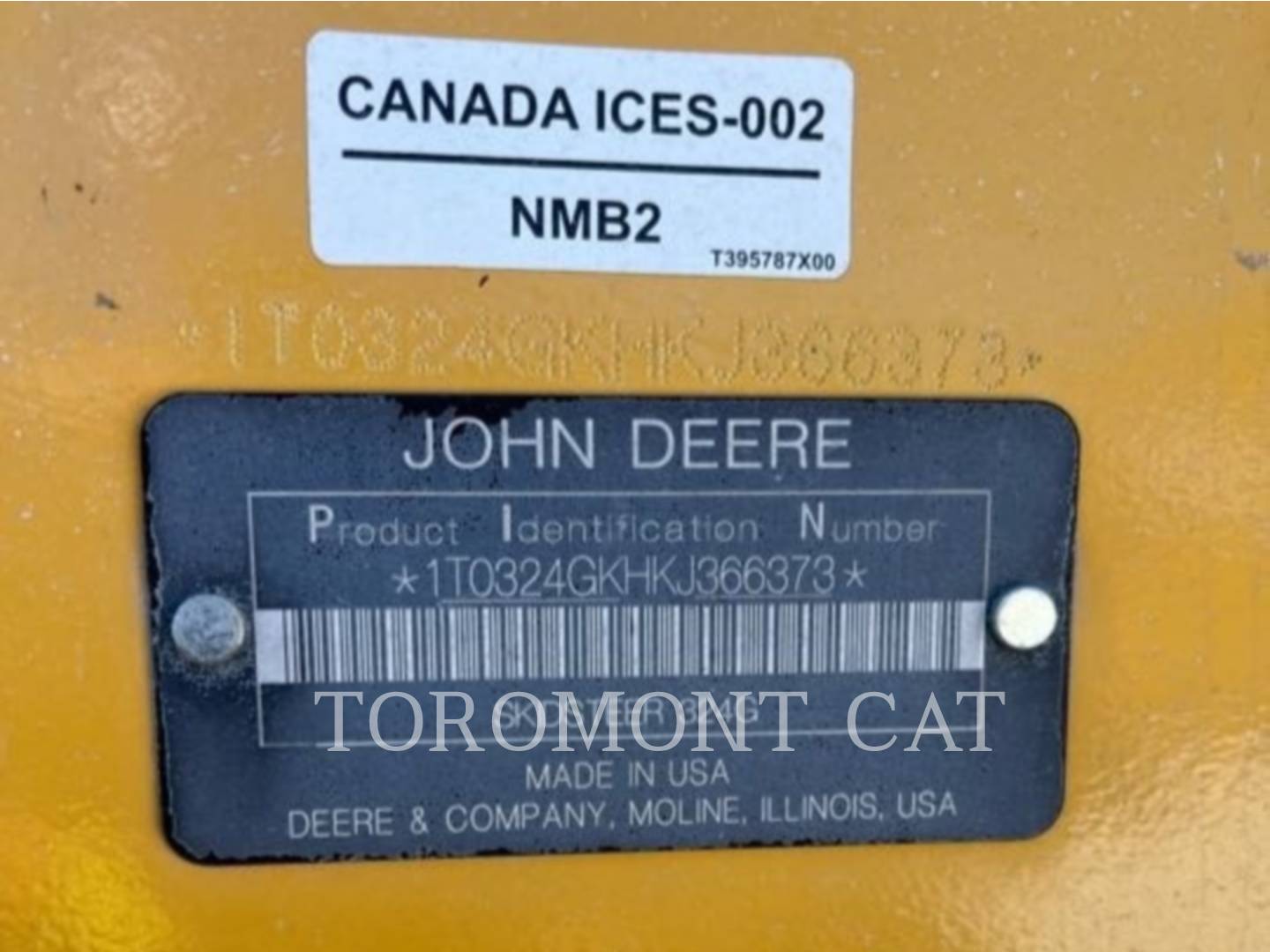 Deere & Co 324G, 1726 hours, S/N: 1T0324GKHKJ366373, 2019 - Image 6
