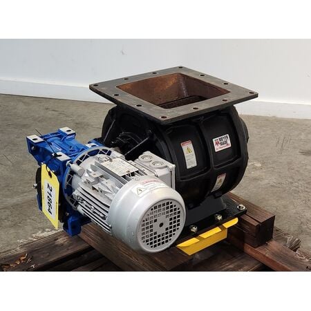 10" Wm. width Meyer #DDV-10X10, rotary airlock feeder valve, carbon steel, 8 vane rotor, 22 RPM, 0.48 - Image 3