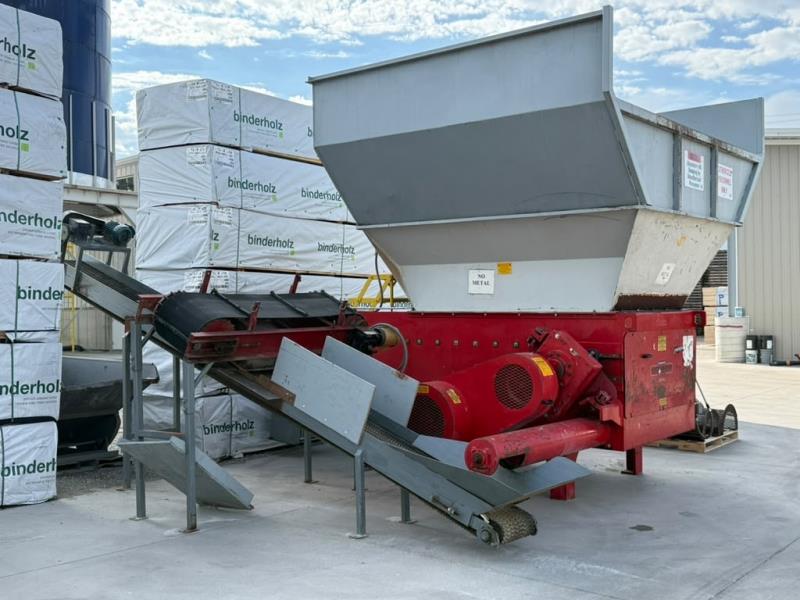 Cresswood #HF-60-75, vertical feed wood waste grinder, 78" x 60" chamber, 75 HP, 16" diameter x 60" rotor, 98 - Image 5