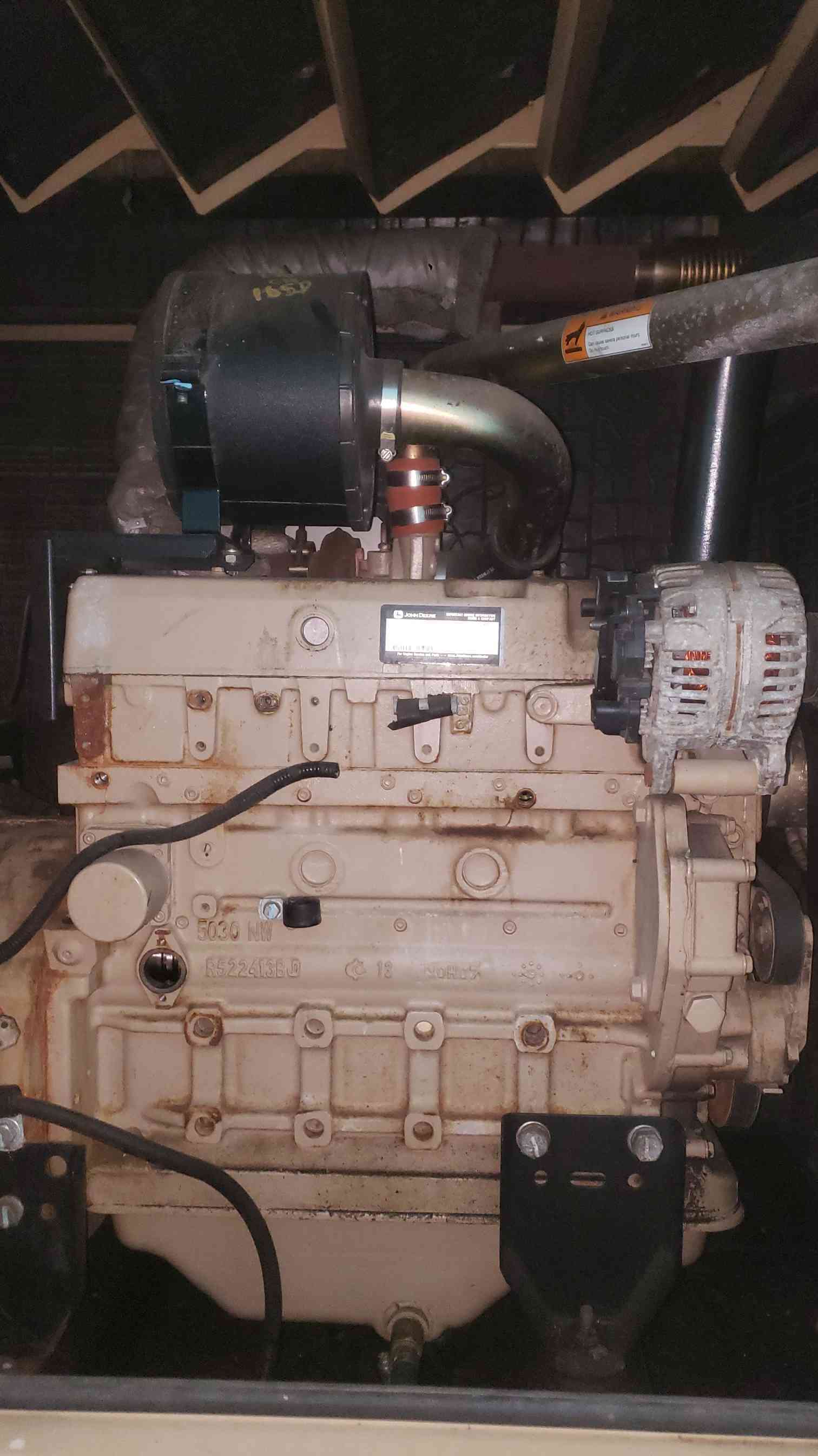 60 KW Generac #SD060, diesel generator set, John Deere engine, 120/240 Volts, 250 A, 1 phase, 42 hours, 2007 - Image 10