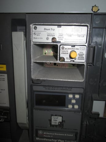 1600 Amps, General Electric, SHD16B216, 3P, 600V., MVT PM B216LSI trip, shunt, bell alarm, electrically - Image 2