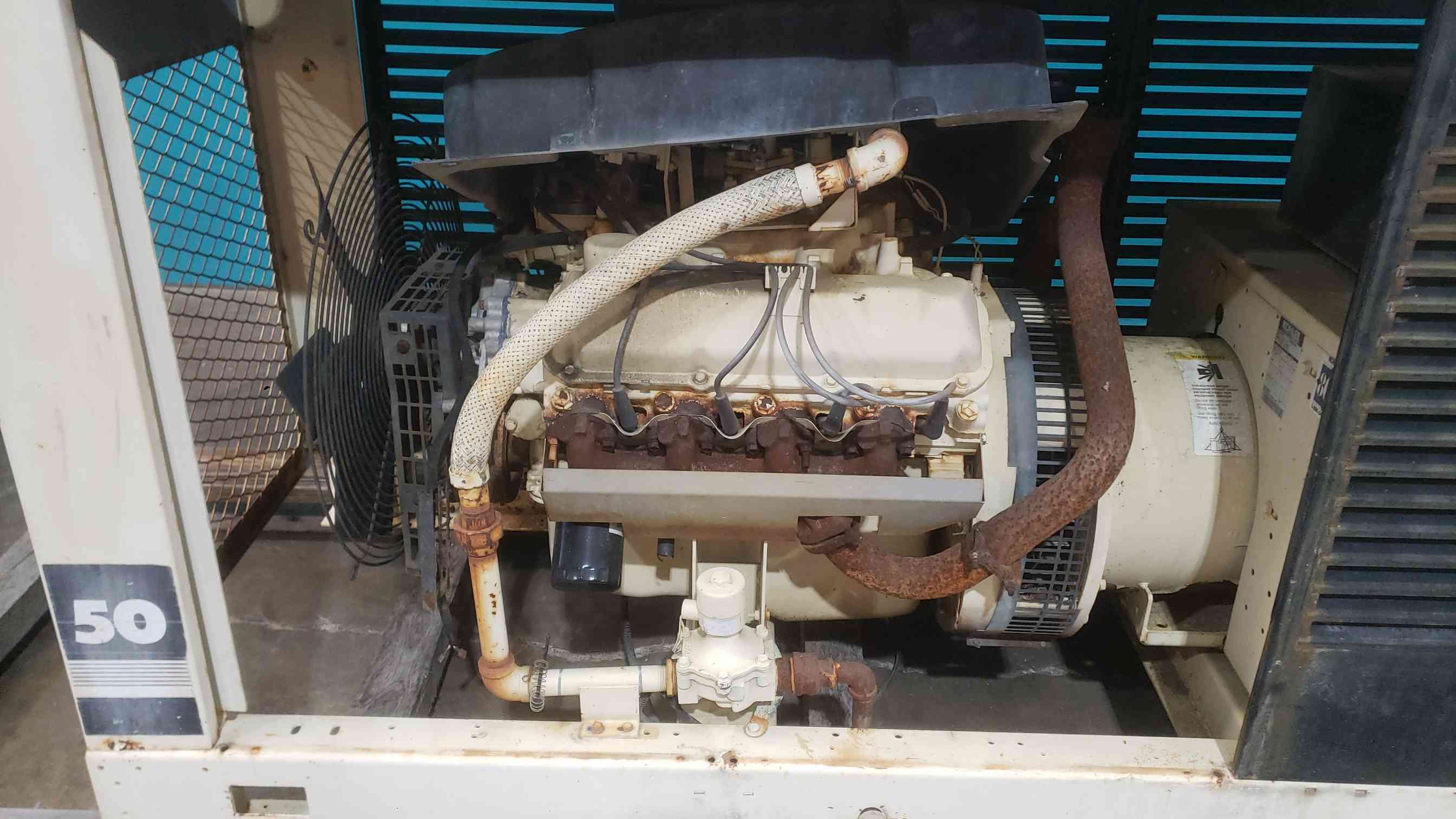 49 KW Kohler #50RZ62, LP/NG generator set, 120/240 Volts, 204 A, 1 phase, 1,593.9 hours, AS IS - Image 4
