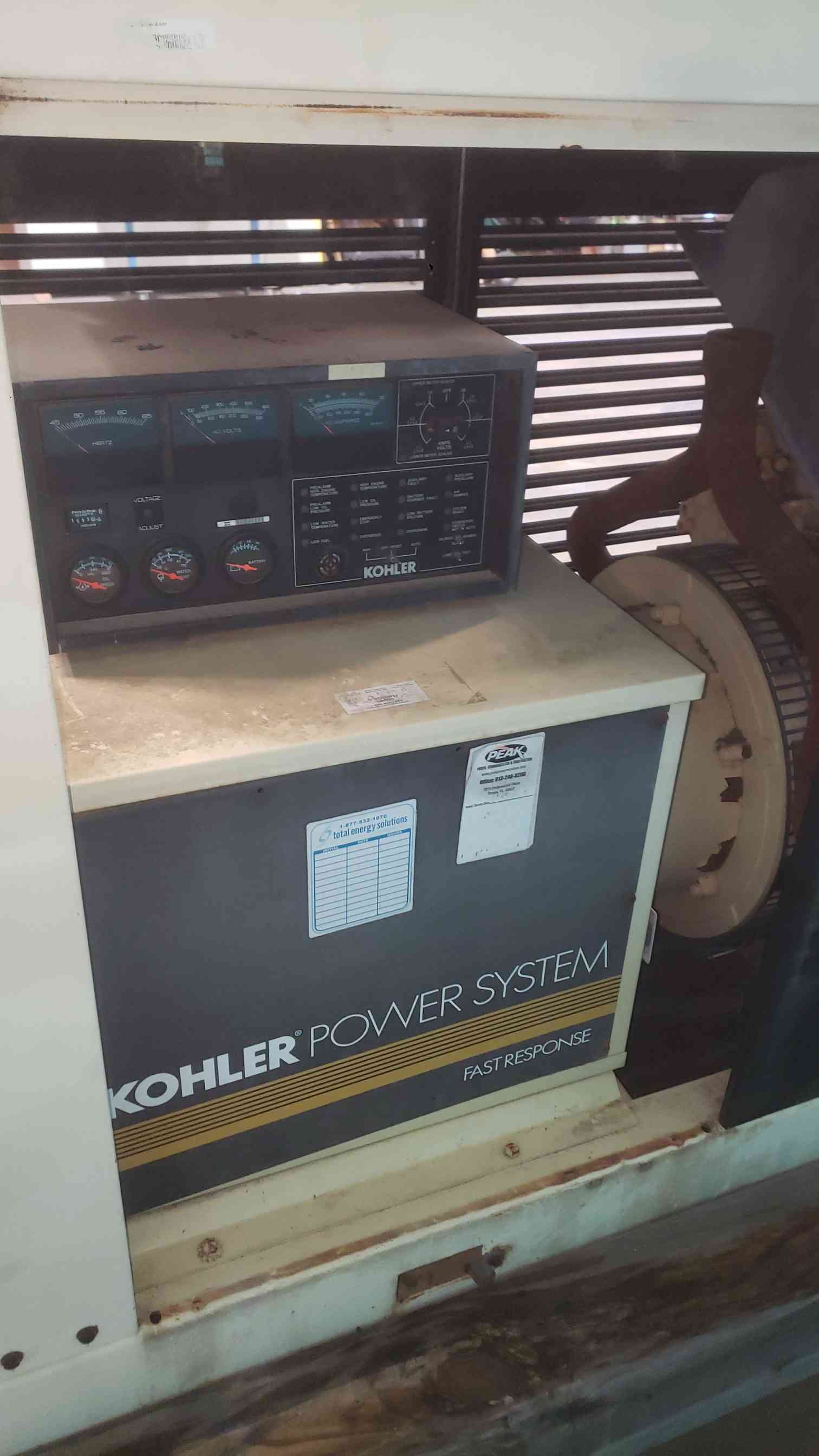 49 KW Kohler #50RZ62, LP/NG generator set, 120/240 Volts, 204 A, 1 phase, 1,593.9 hours, AS IS - Image 6