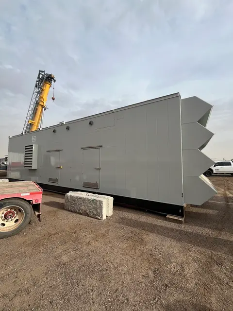 3,000 KW Cummins #C3000-D6E, Diesel Generator Set, 277/480 Volt, 1800 RPM, QSK95-G9 engine, sound attenuated - Image 1