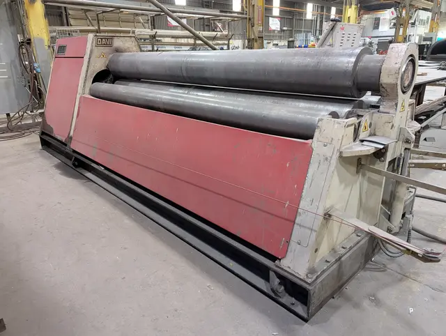 120" x 5/8" Davi #MCB-3030, 4-Roll Plate Bending Roll, control pedestal, 2008 - Image 1