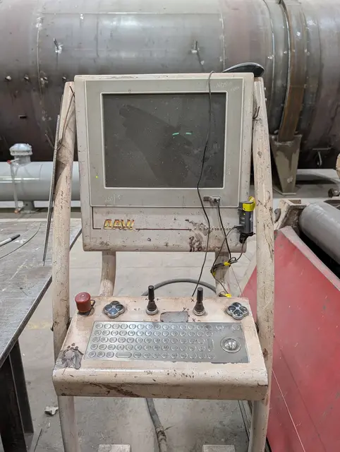 120" x 5/8" Davi #MCB-3030, 4-Roll Plate Bending Roll, control pedestal, 2008 - Image 4