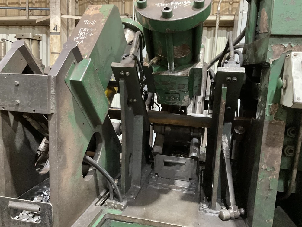 6" x 6" x 1/2" Controlled Automation #ABL-74, Angle & Bar Line, 74 ton punch, cross transfer, infeed & - Image 6