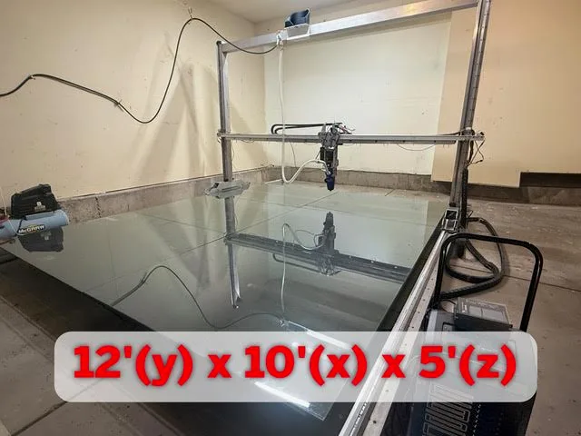 Erectorbot #EB120105-HD, 3D Printer, Blue Zircon extruder, floor control center, Planet CNC control software - Image 2
