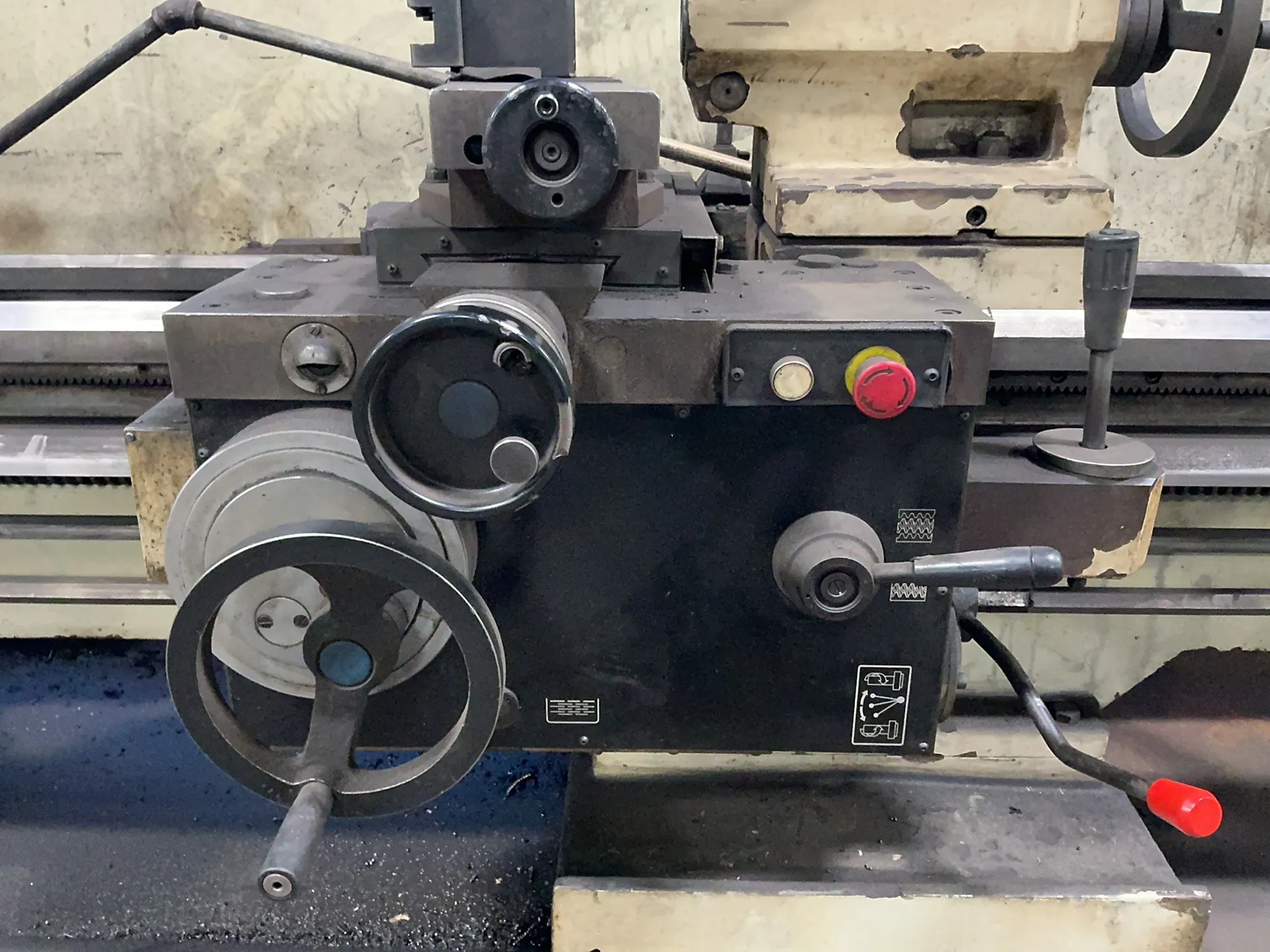 22" x 125" Chicago Pneumatic Tools #DLC-120, engine lathe, 12" 3-jaw chuck, 4" bore, 1.0 HP, Newall digital - Image 4