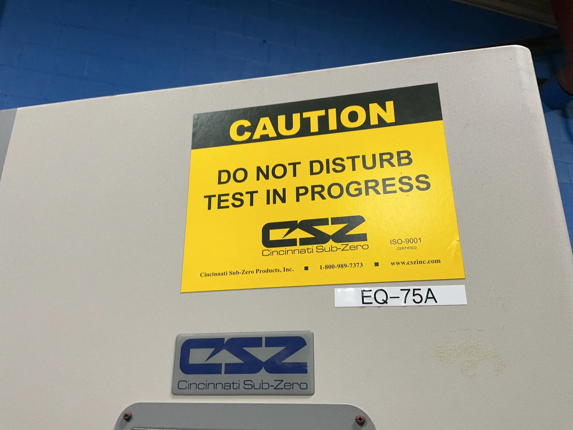 38" x 34" x 38" chamber, CSZ #ZP-32-1.5H/AC, environmental test chamber, R-404A, 34 A (2 available) - Image 5