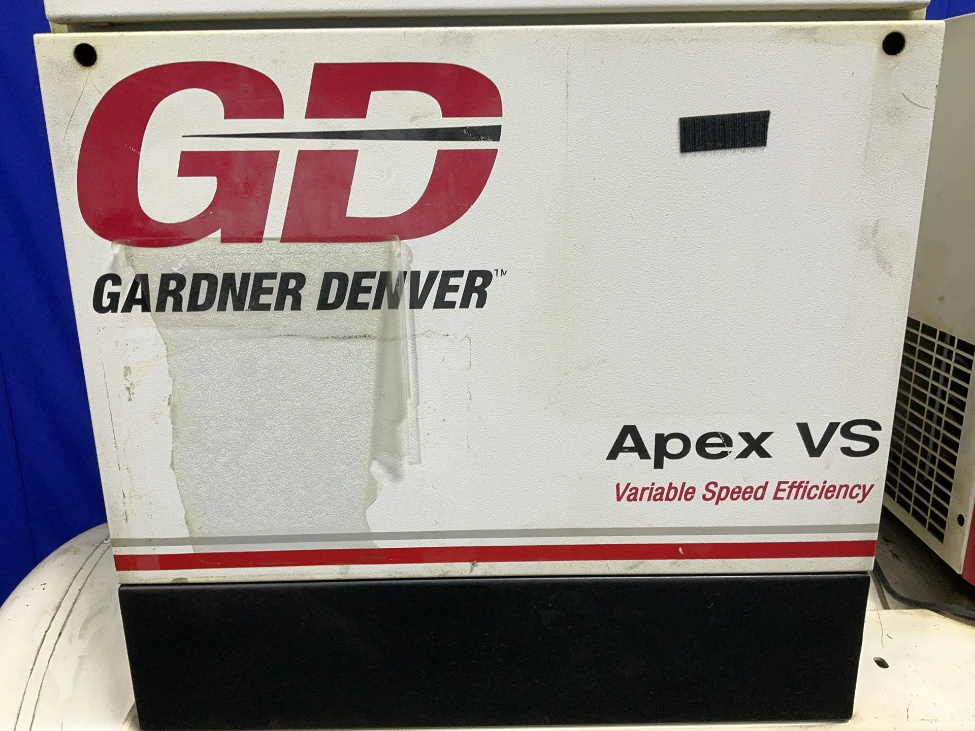 75 SCFM, 232 PSI, Gardner Denver #APEXVS7-11A, air compressor, 15 HP, 208 gallon tank, 3510 RPM, 2014 - Image 4