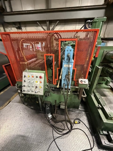 66" x .187" UMI, slitting line, 40,000 lb., .015" - .187" thick, 7" arbor, 2 slitter heads, 75 HP DC, 44,000 - Image 5
