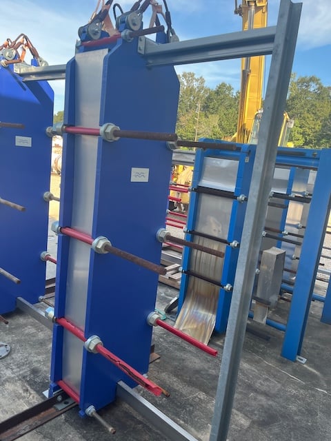 1622 sq.ft., 149 psi, Alfa-Laval #TL15-BFG, plate heat exchanger, 150°F, 304 Stainless Steel plates, .0157" - Image 3